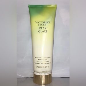 - “2” Victoria’s Secret pear glacé lotion new and sealed 2 for 7.00
